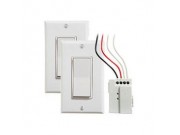 Ad Hoc EZK-A21-WH EnOcean 3-Way Wireless Light Kit Switch - Blanc